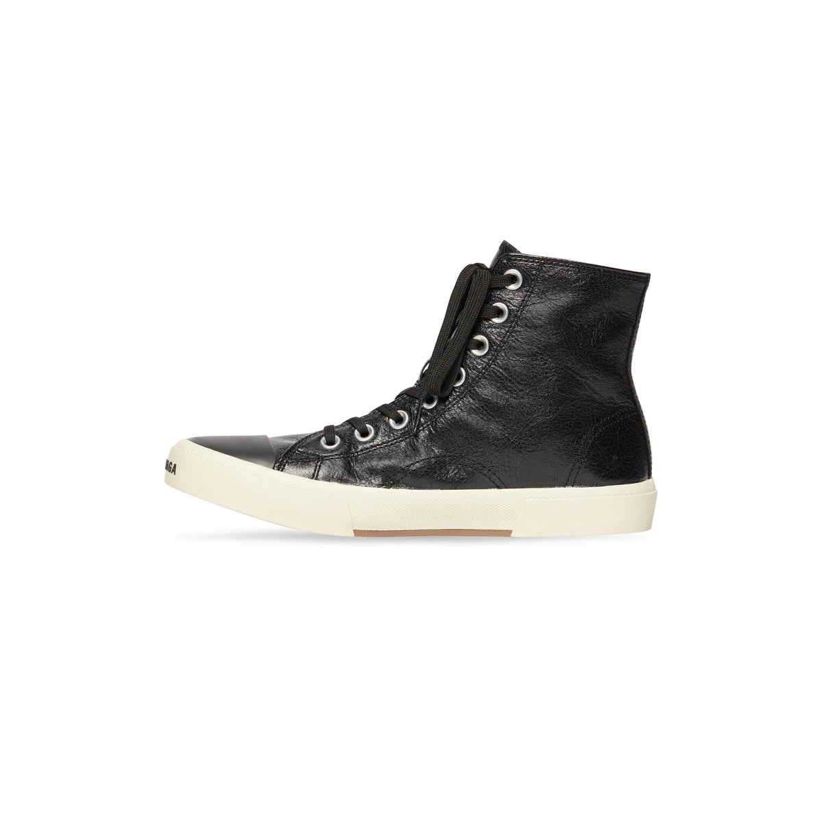 Paris High Top Sneakers - Black