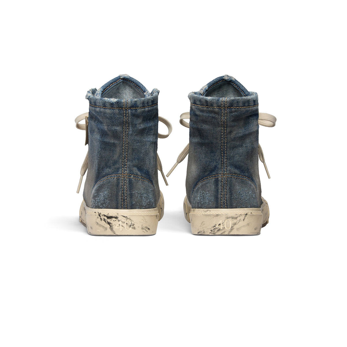 Paris High Top Sneakers - Blue