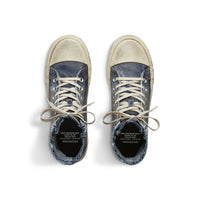 Paris High Top Sneakers - Blue