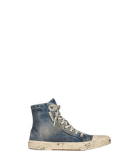 Paris High Top Sneakers - Blue
