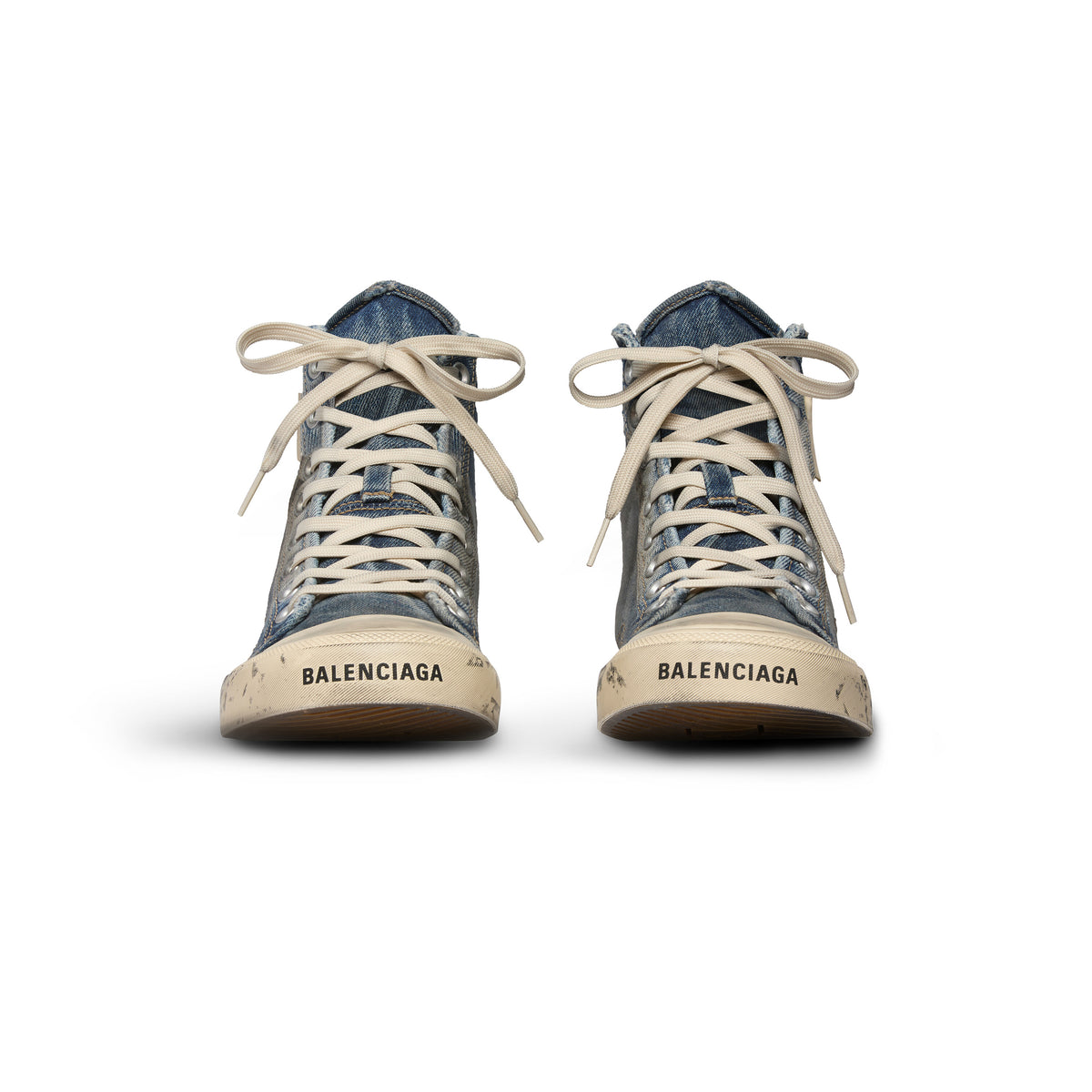 Paris High Top Sneakers - Blue