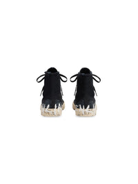Paris High Top Graffiti black Sneakers - Black