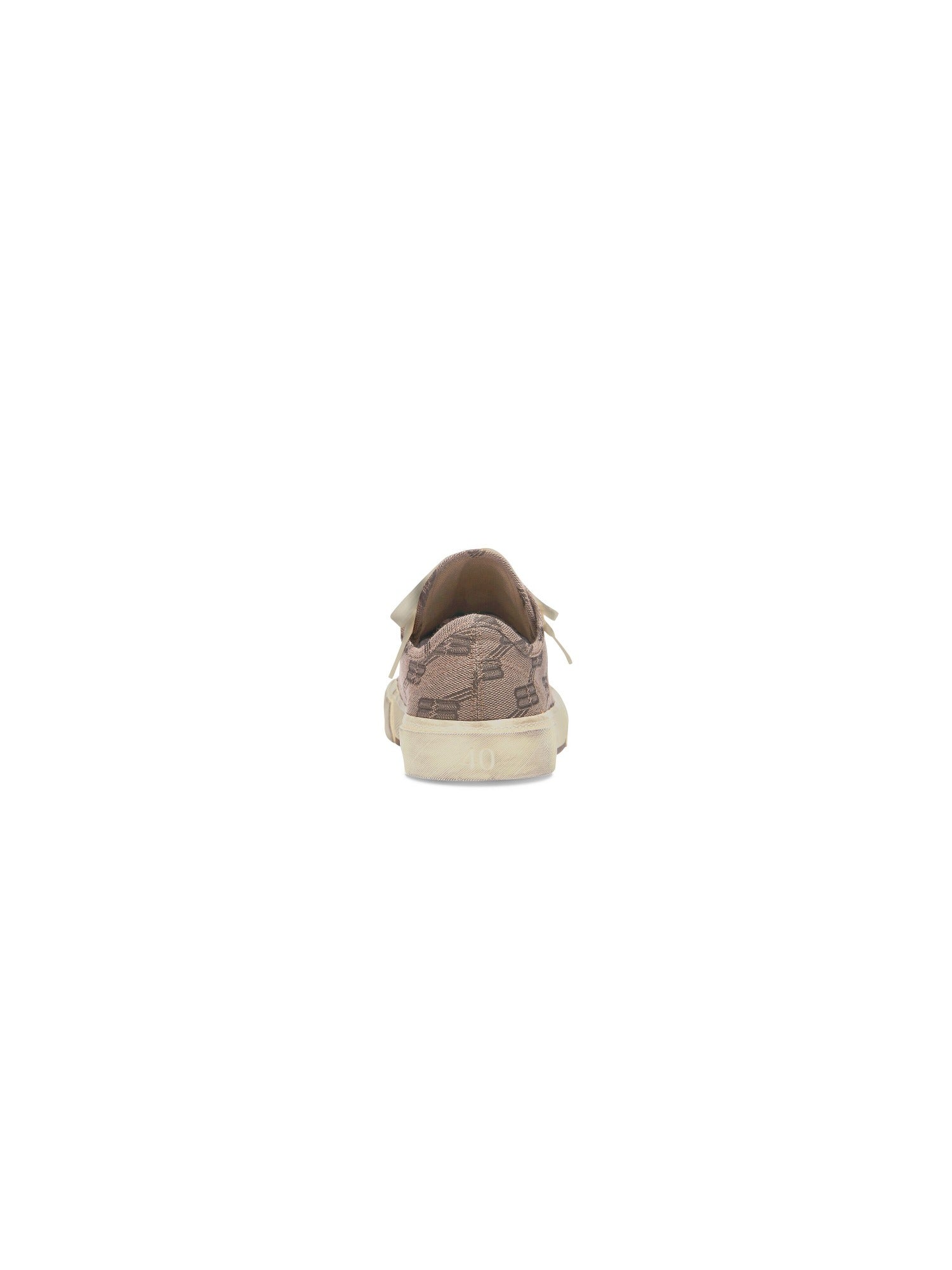 Paris Low Top BB Monogram dark mink grey & brown Sneakers - Dark Mink Grey & Brown
