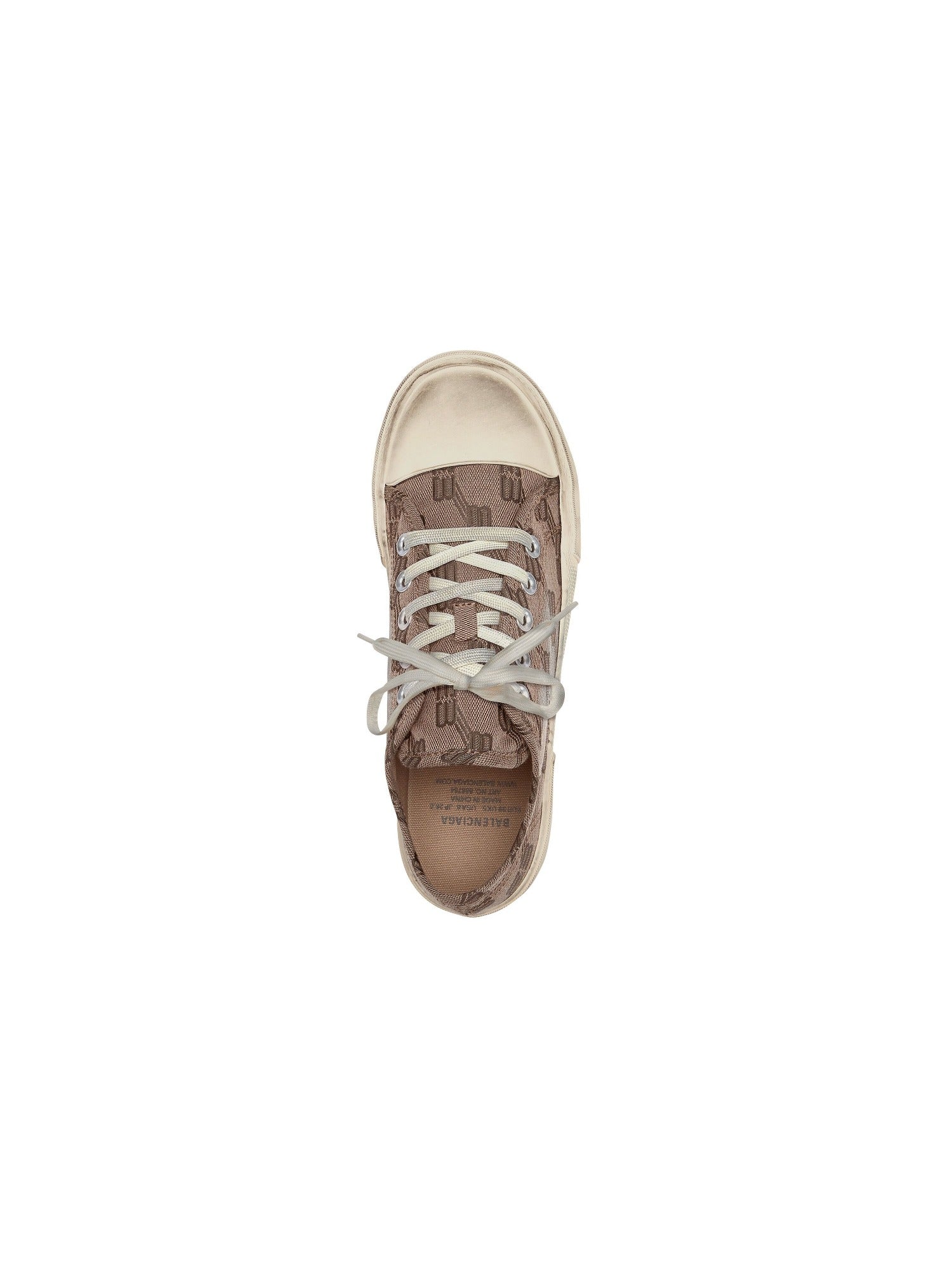 Paris Low Top BB Monogram dark mink grey & brown Sneakers - Dark Mink Grey & Brown