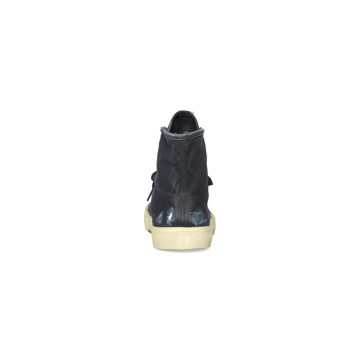 Paris High Top Sneakers - Black & White