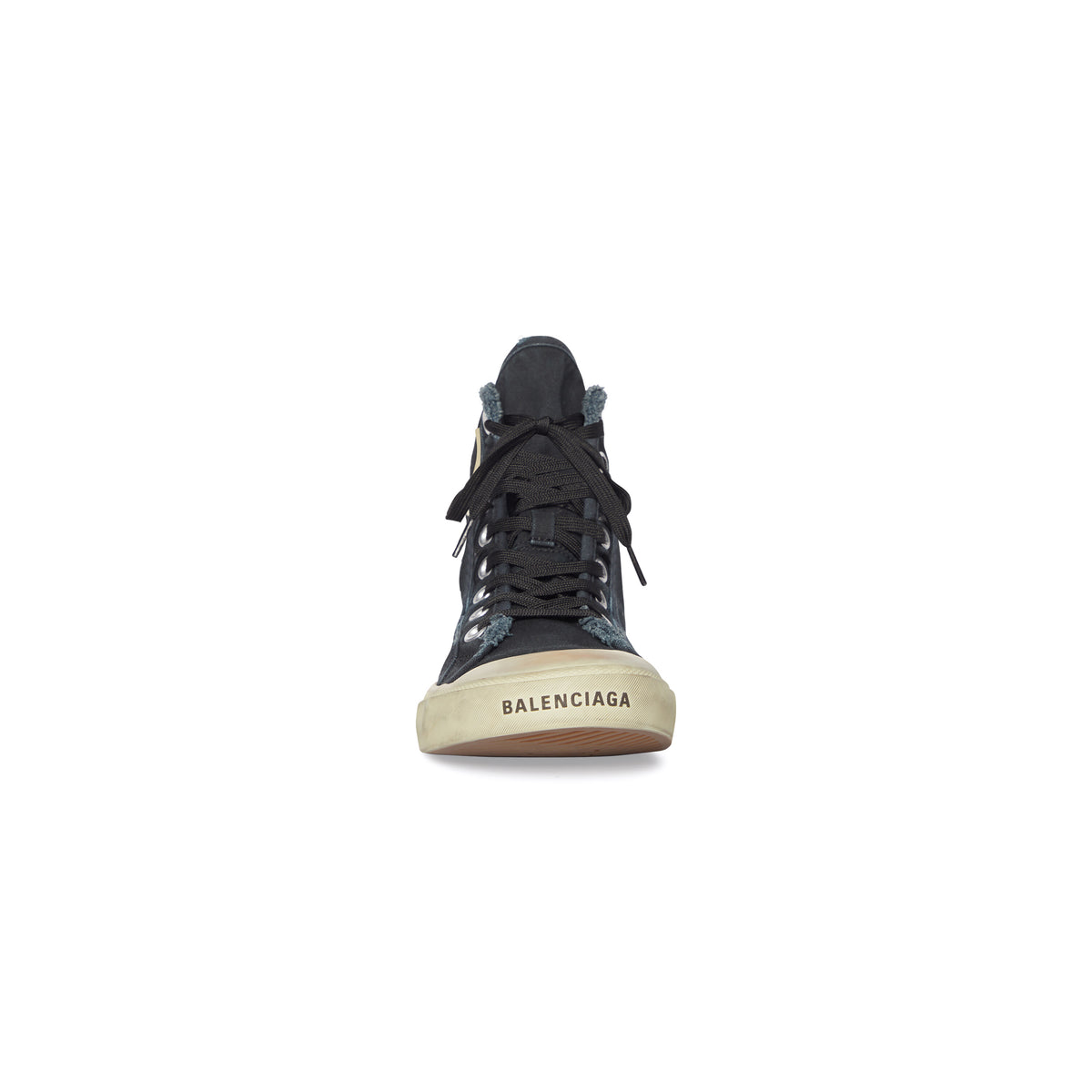 Paris High Top Sneakers - Black & White