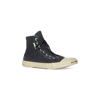 Paris High Top Sneakers - Black & White