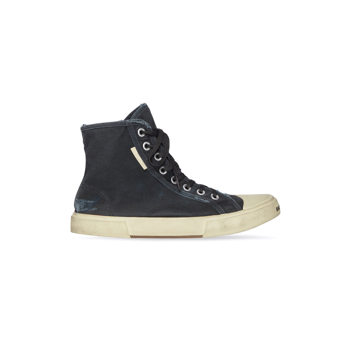 Paris High Top Sneakers - Black & White