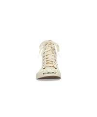 Paris High Top Sneakers - Dirty White