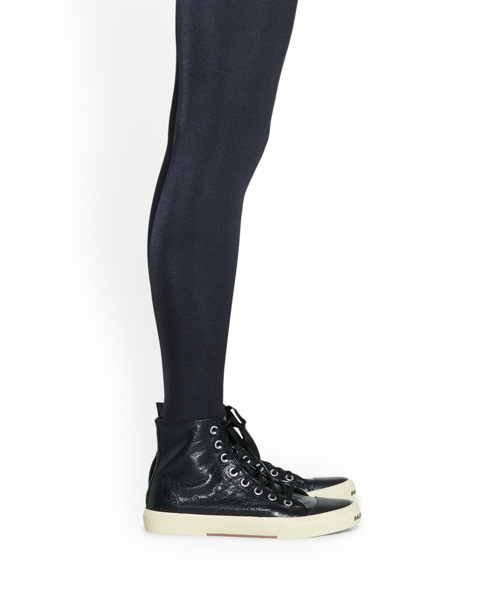Paris High Top Sneakers - Black