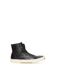 Paris High Top Sneakers - Black