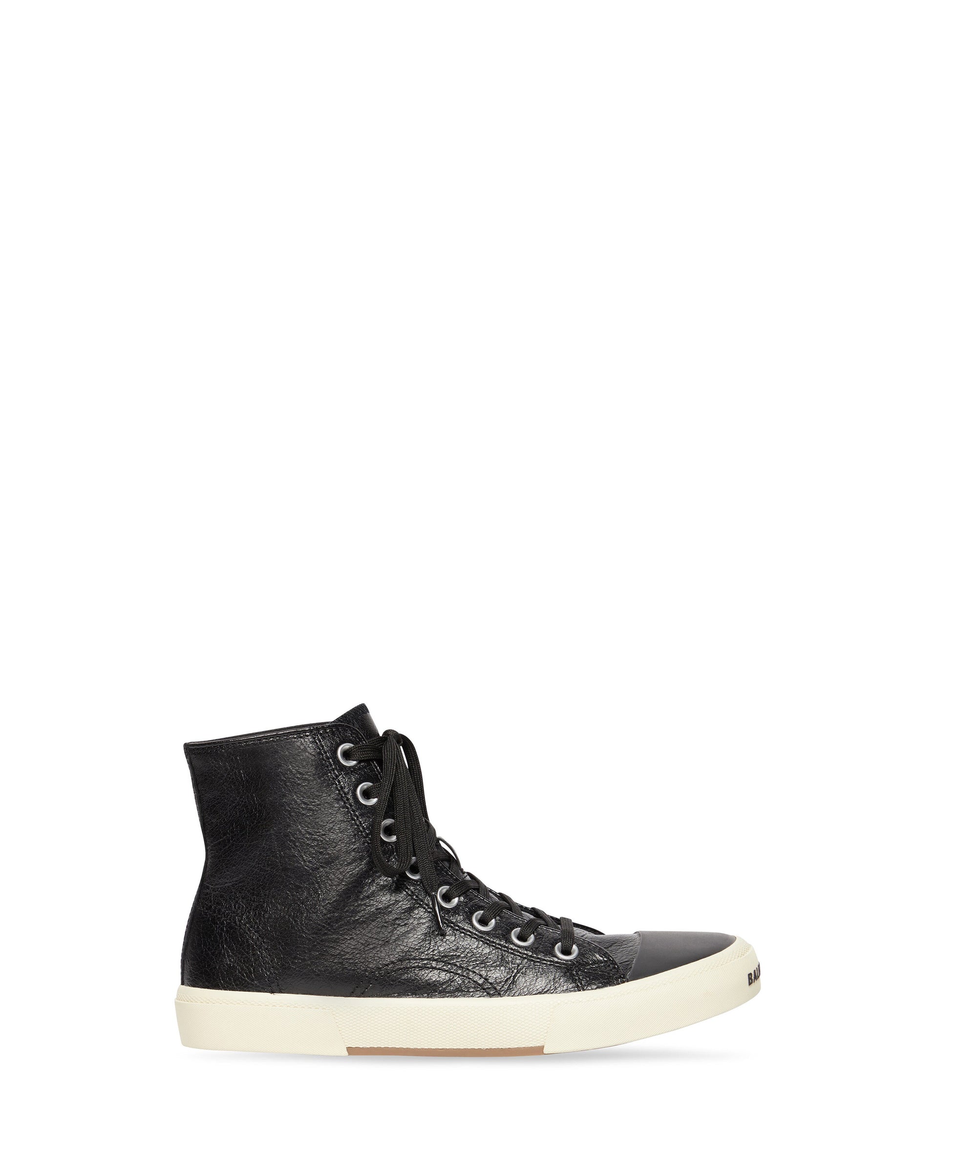 Paris High Top Sneakers - Black