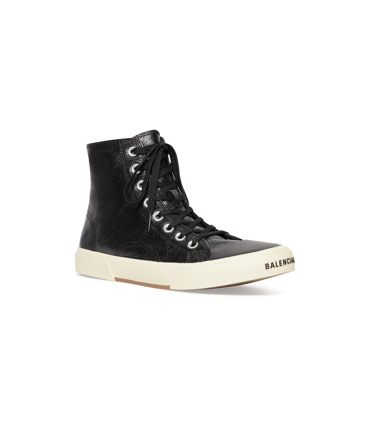Paris High Top Sneakers - Black