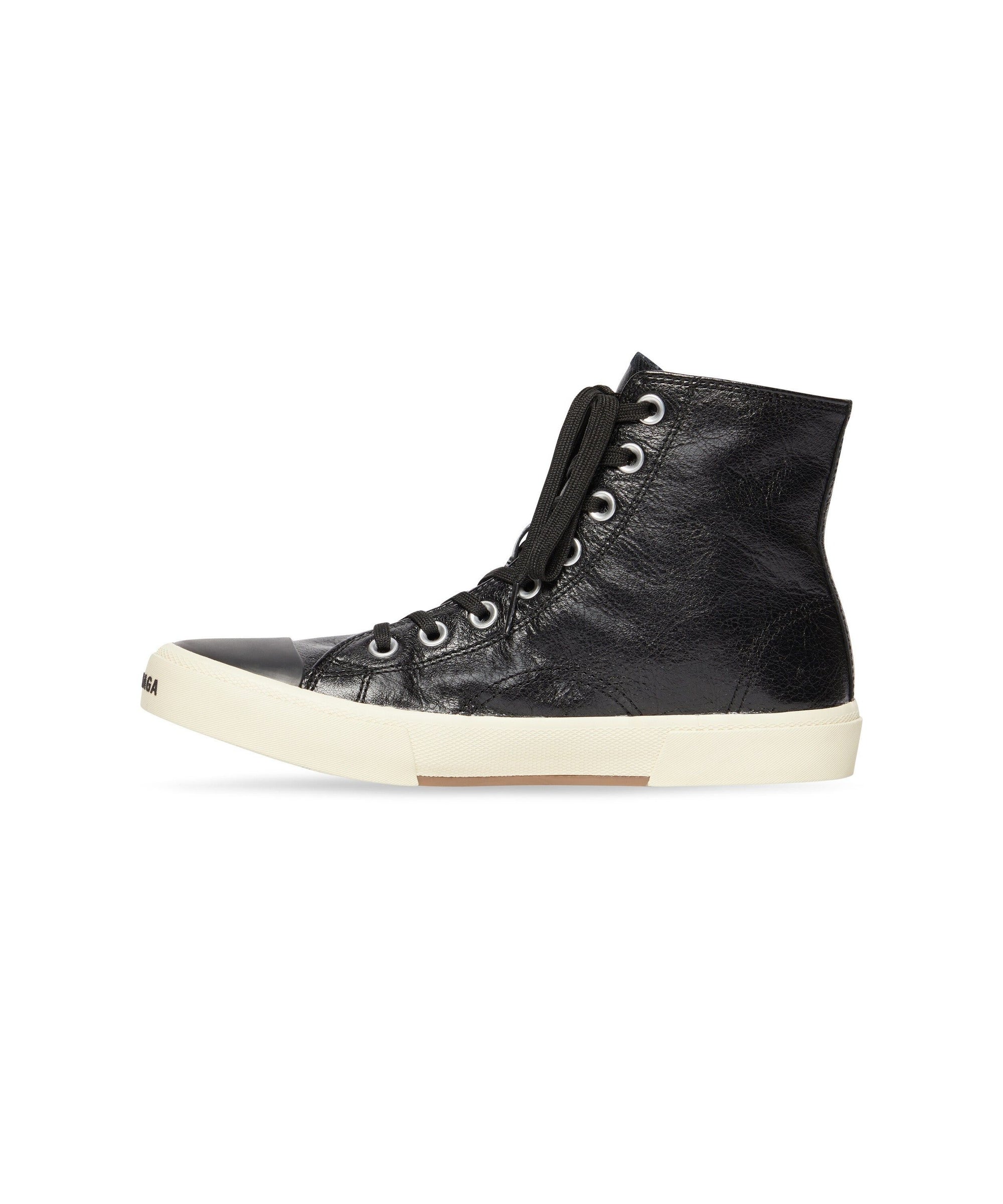 Paris High Top Sneakers - Black