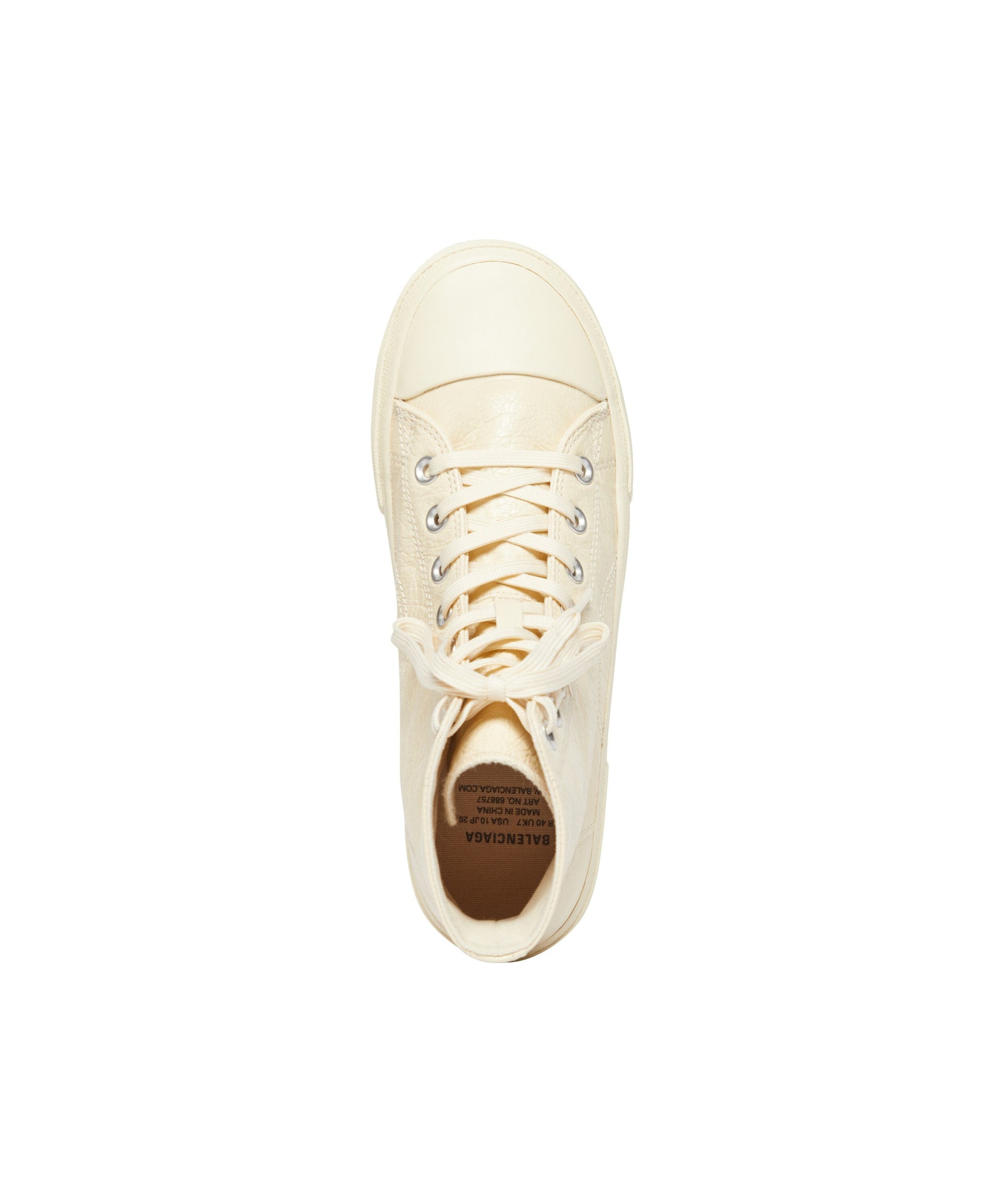 Paris High Top Sneakers - White