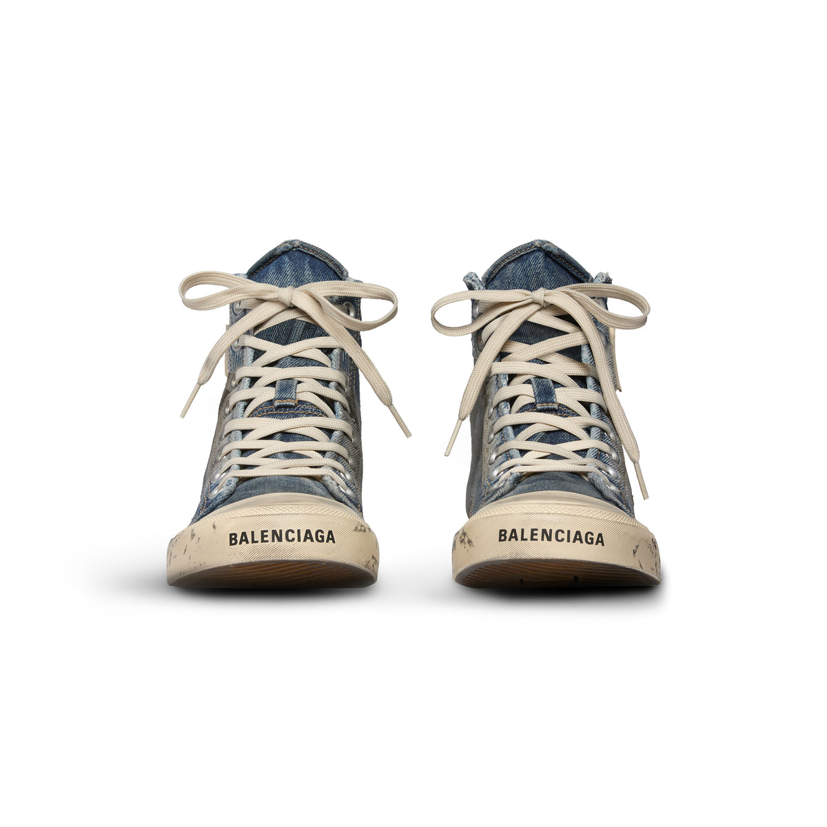 Paris High Top Sneakers - Blue