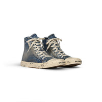 Paris High Top Sneakers - Blue