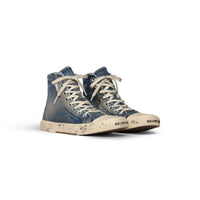 Paris High Top Sneakers - Blue