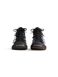 Paris High Top with piercings black Sneakers - Black