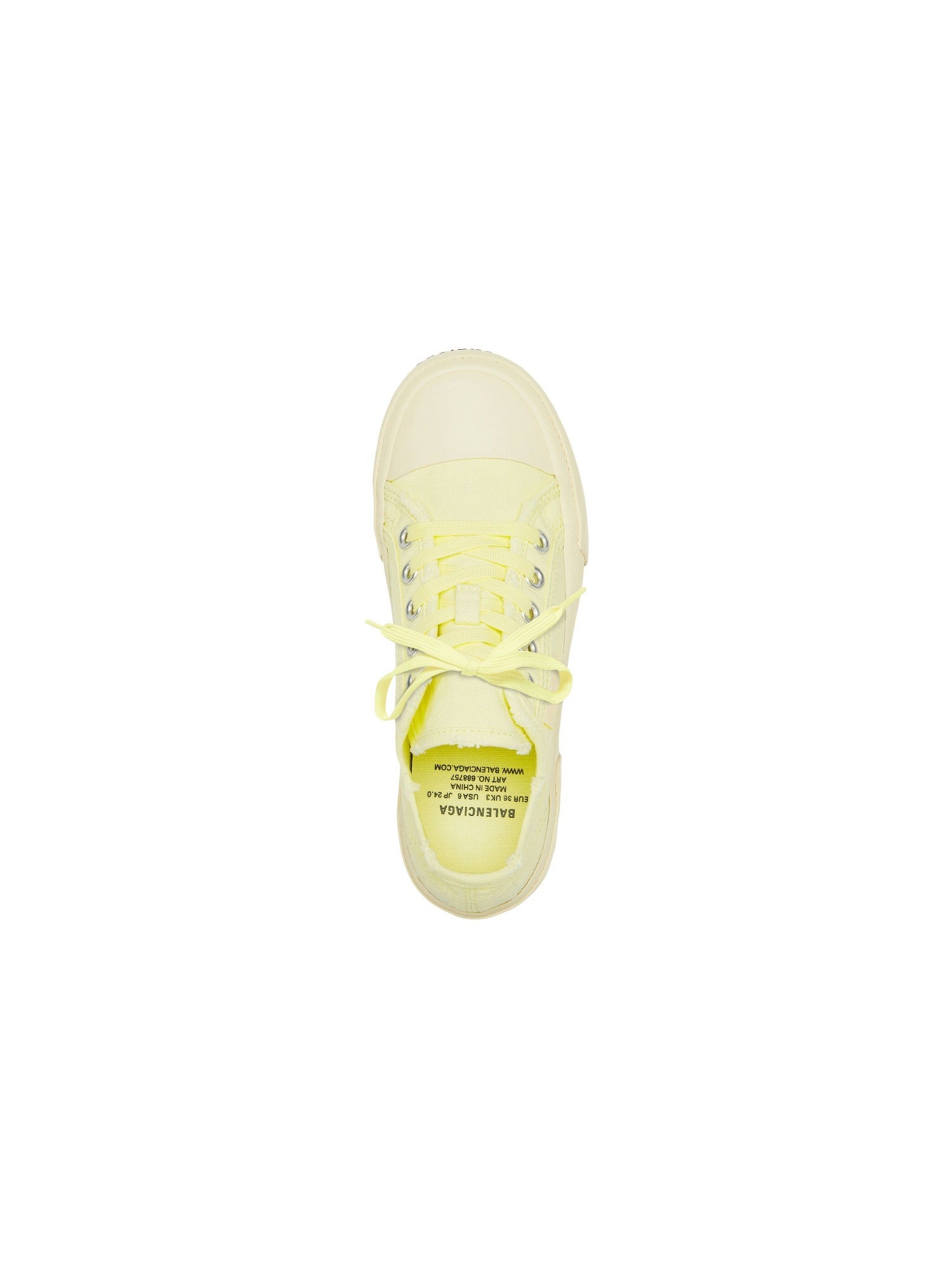 Paris Low Top bright yellow Sneakers - Bright Yellow