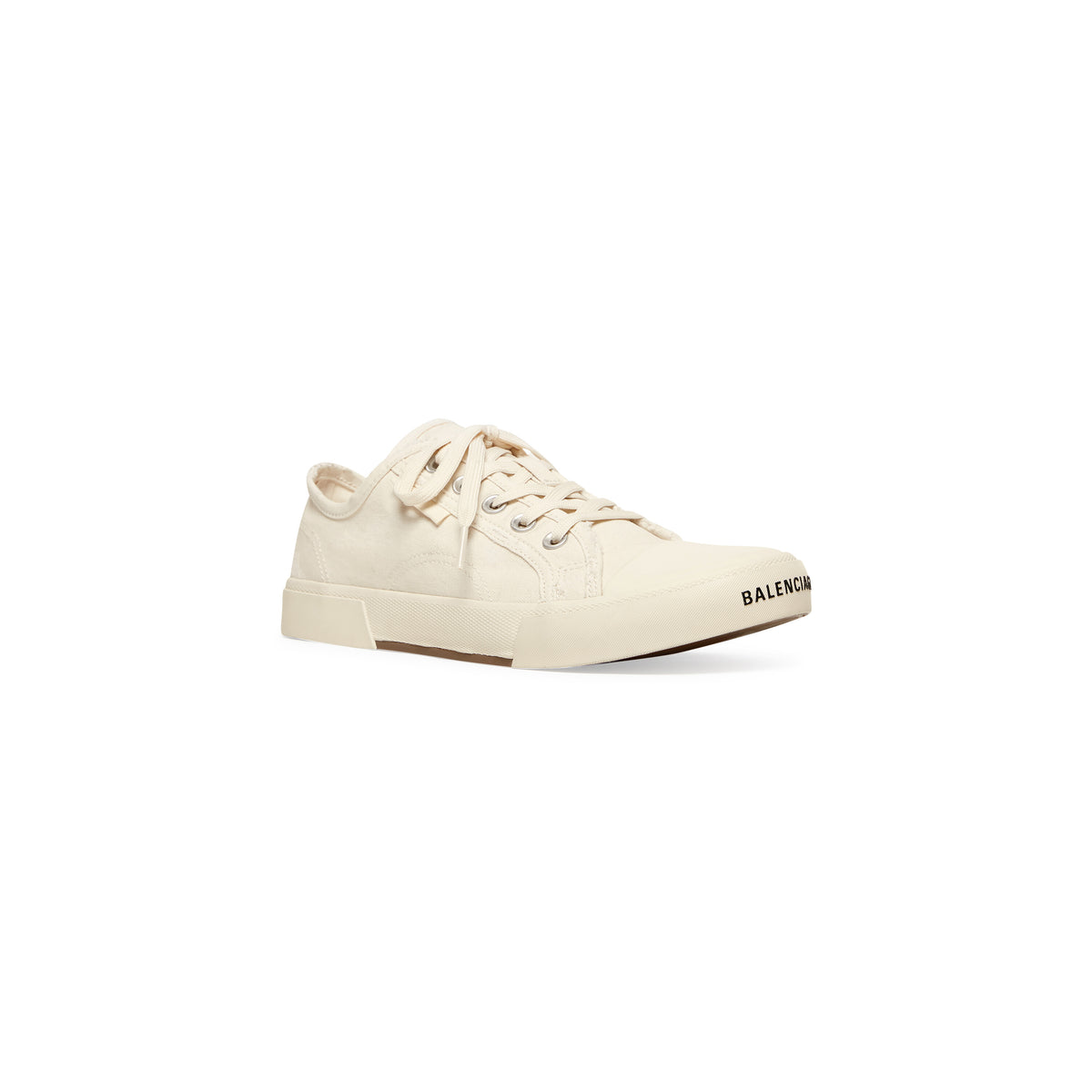 Paris Low Top Sneakers - White & White