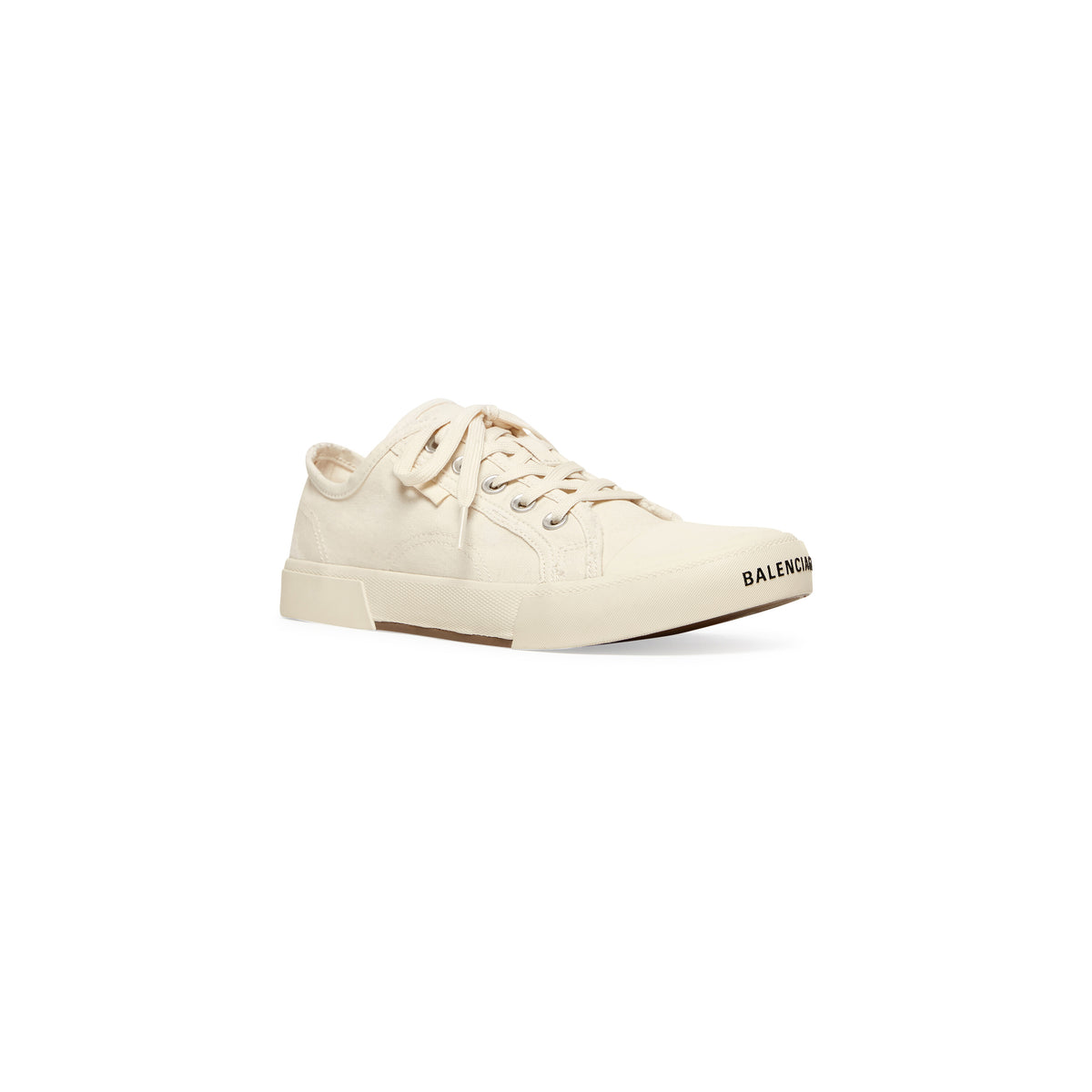 Paris Low Top Sneakers - White & White