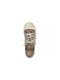 Paris Low Top BB Monogram dark mink grey & brown Sneakers - Dark Mink Grey & Brown