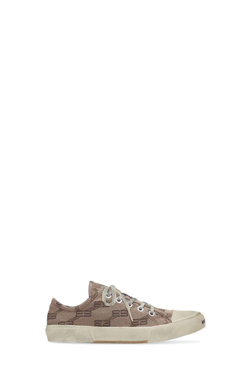 Paris Low Top BB Monogram dark mink grey & brown Sneakers - Dark Mink Grey & Brown