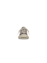 Paris Low Top BB Monogram dark mink grey & brown Sneakers - Dark Mink Grey & Brown