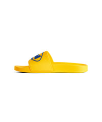 Balenciaga x Scholl Pool Slide Sandals - Yellow & Blue