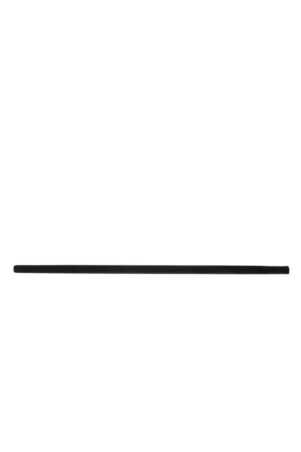 In velvet black Headband - Black
