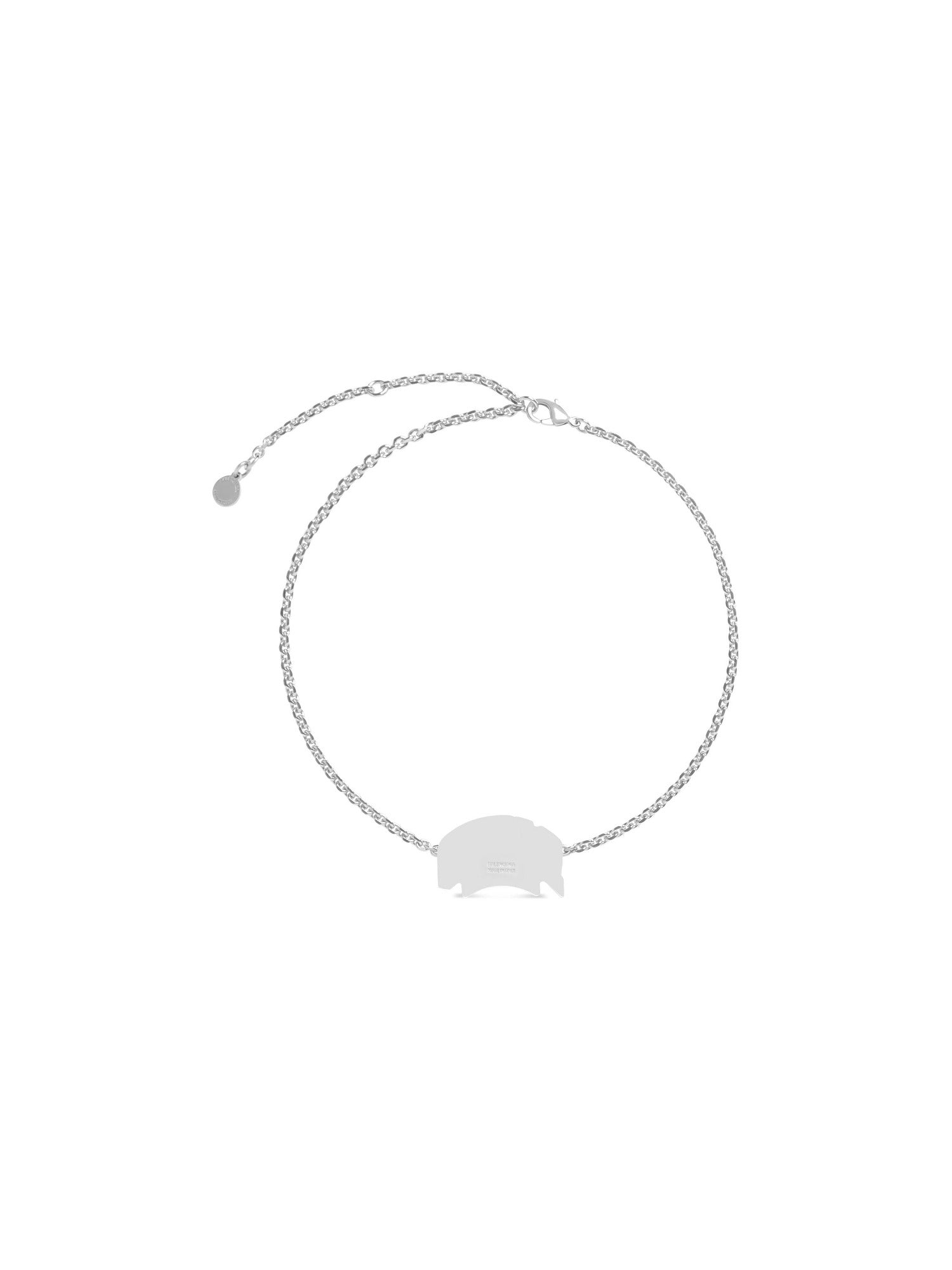 Cities Paris shiny silver Necklace - Shiny Silver