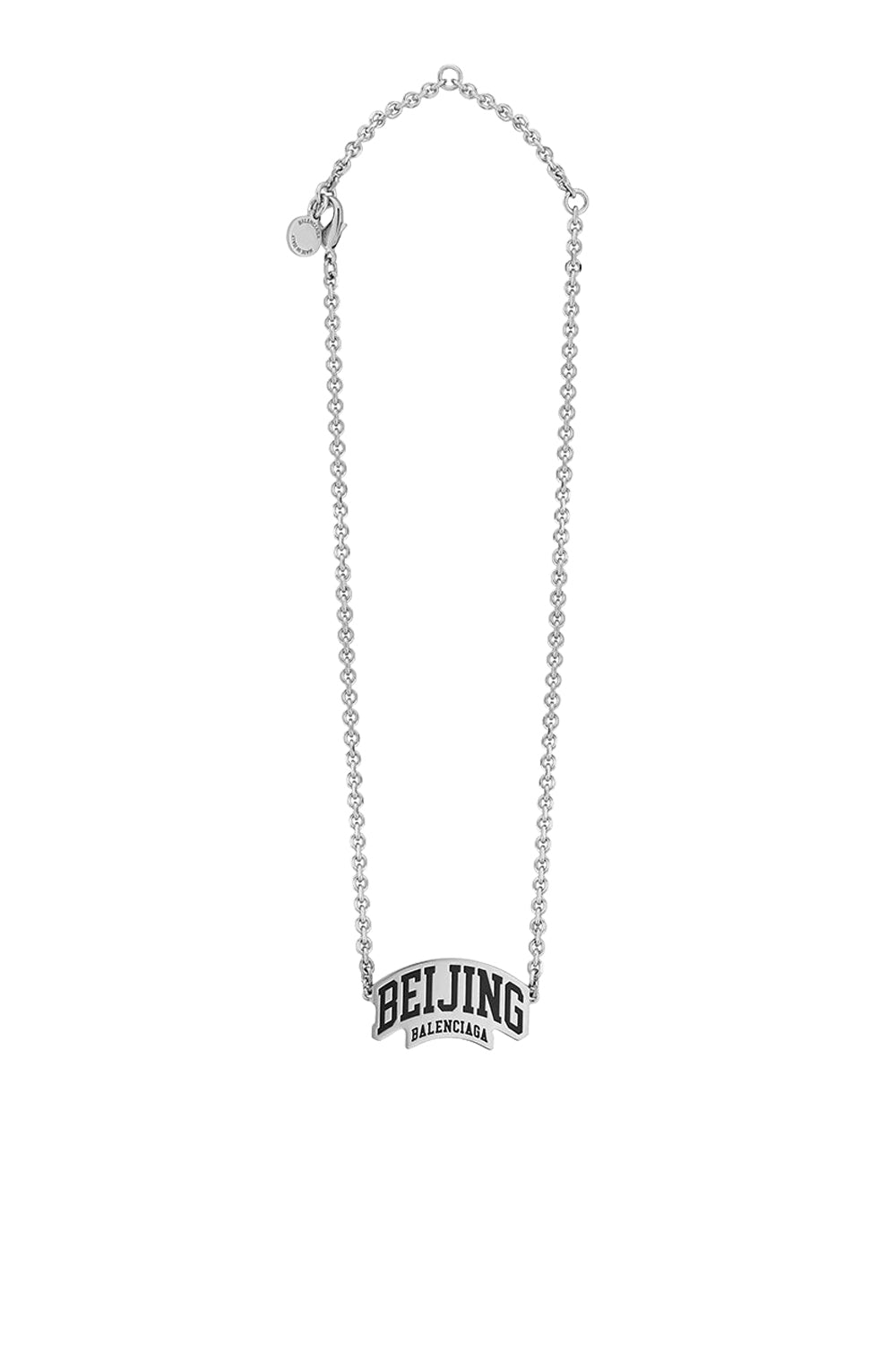 Cities Beijing shiny silver Necklace - Shiny Silver