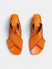 Flex tangerine 50mm Sandals - Tangerine