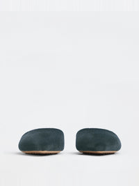 Point bottle green Slippers - Bottle Green