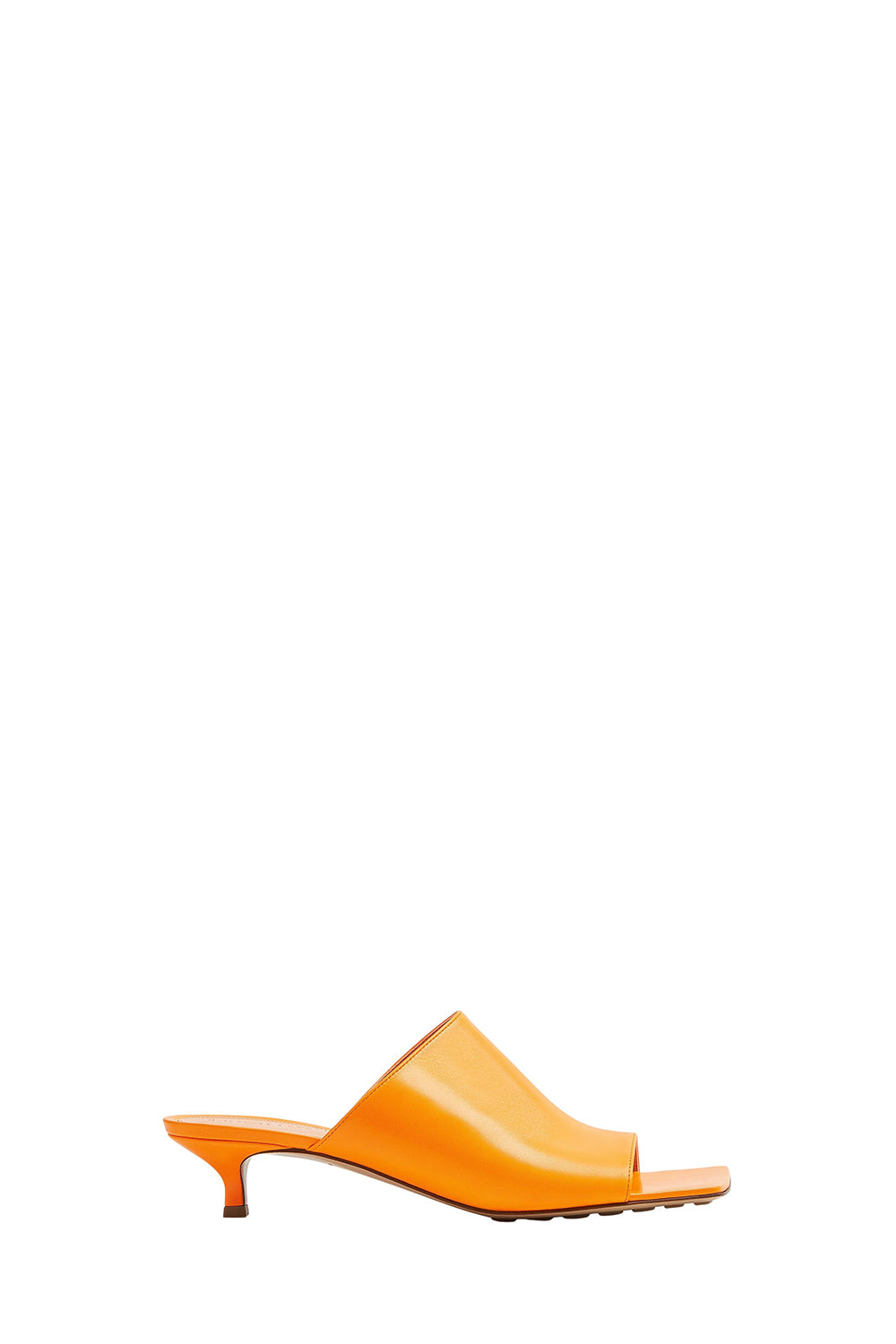 Stretch tangerine 40mm Mules - Tangerine