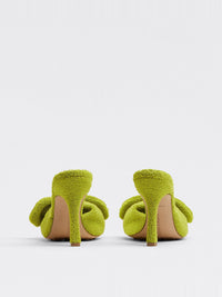 Stretch kiwi 90mm Mules - Kiwi