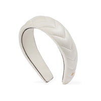 Hat Chevron white Headband - White