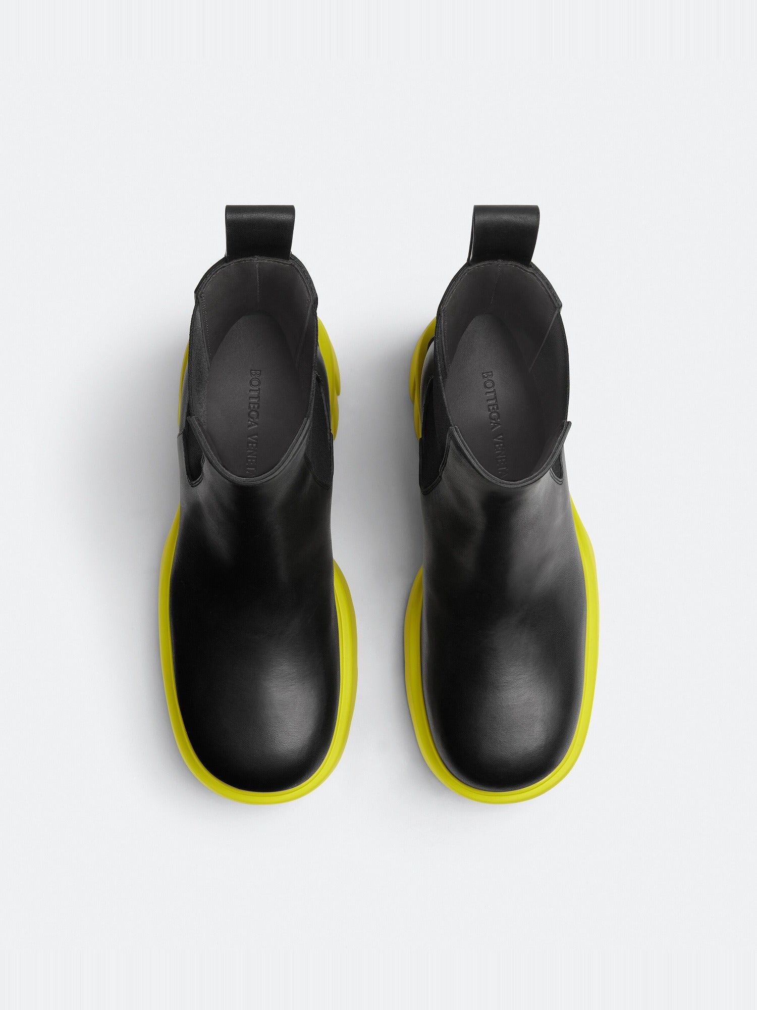 Flash black & kiwi 95mm Chelsea Boots - Black & Kiwi