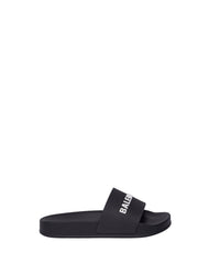 Kids Pool Slide Sandals - Black & White