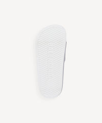 Kids Pool Slide Sandals - White Black