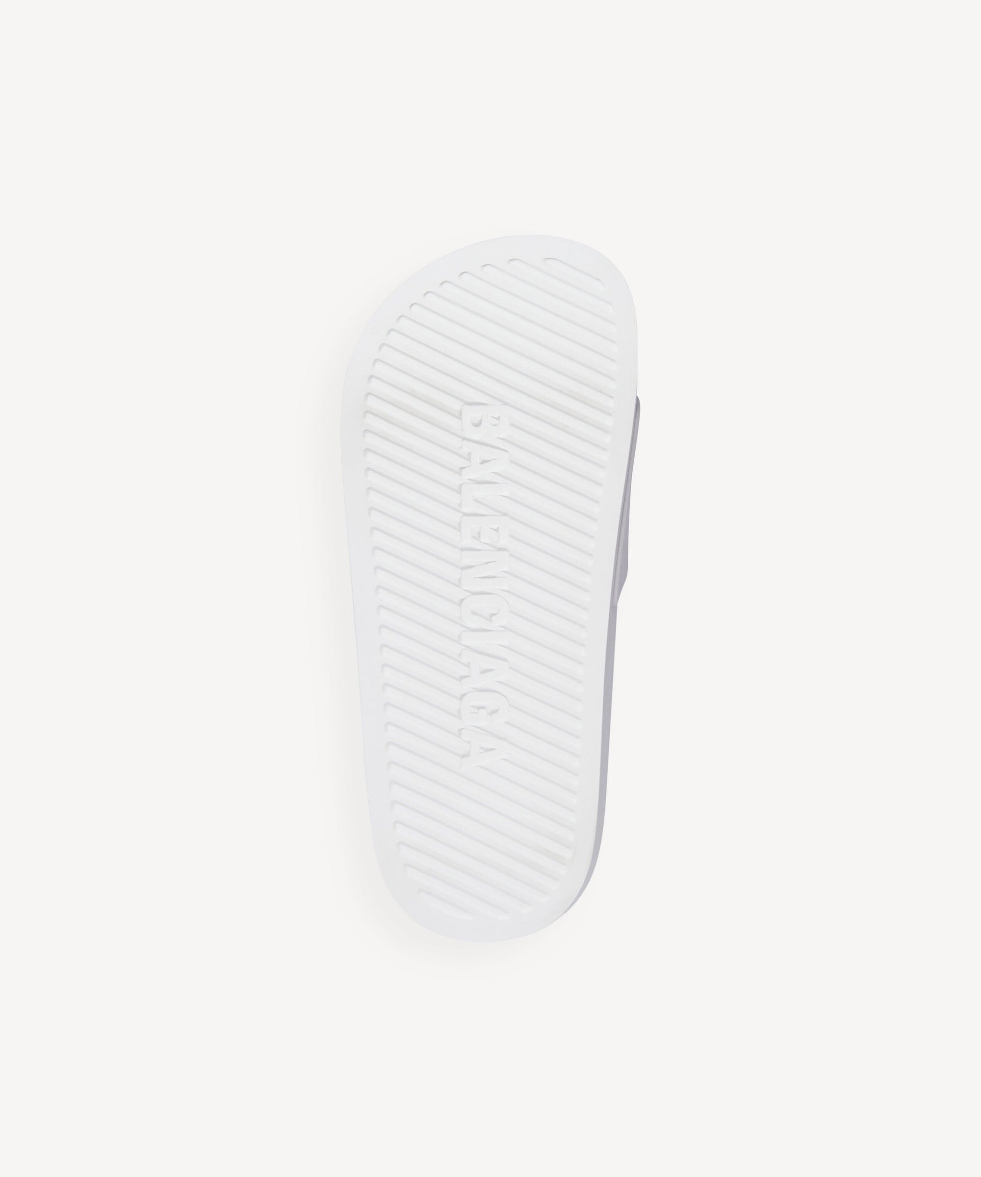 Kids Pool Slide Sandals - White Black