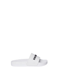 Kids Pool Slide Sandals - White Black