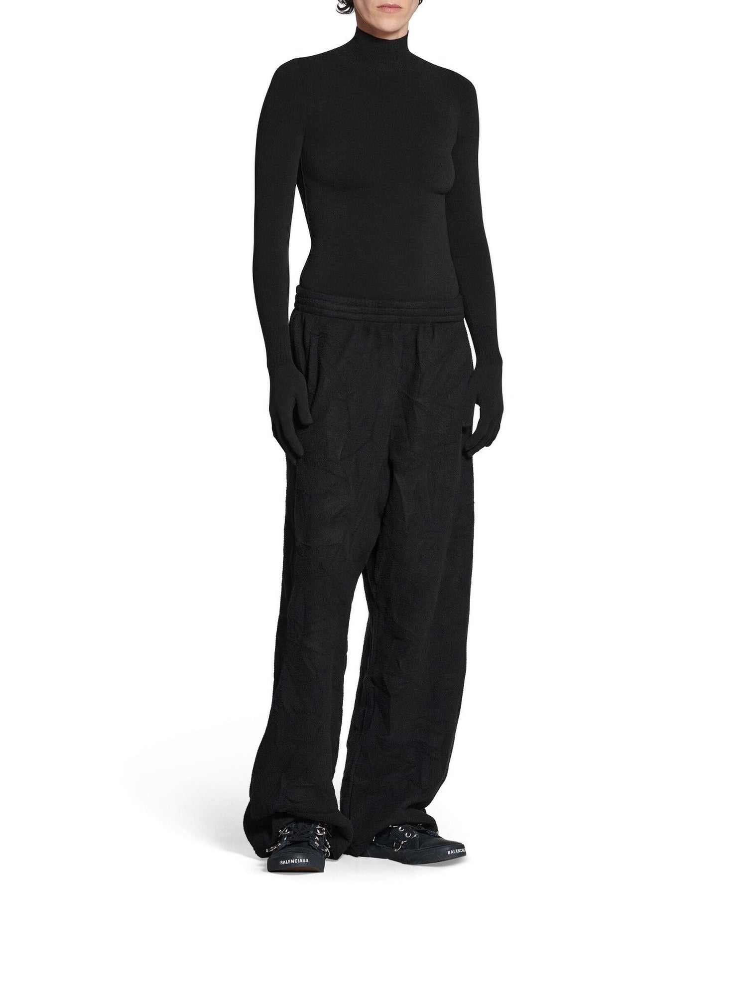 Paris with piercings black Mules - Black