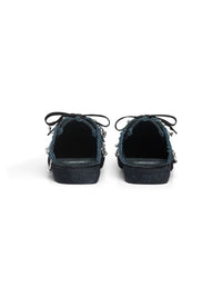 Paris with piercings black Mules - Black