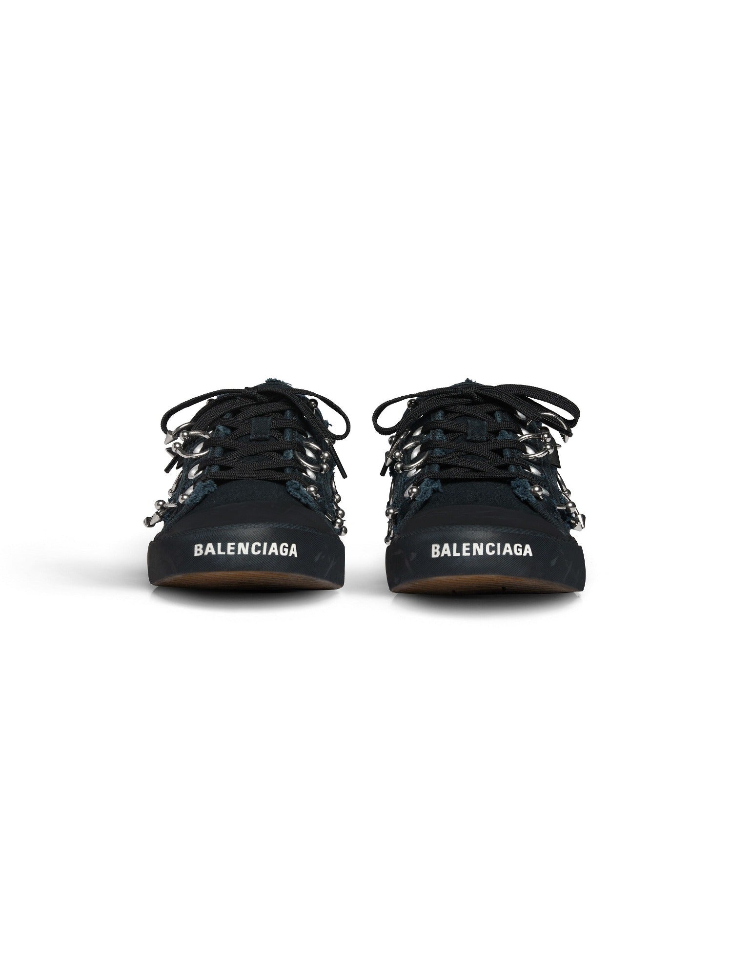 Paris with piercings black Mules - Black