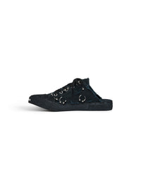 Paris with piercings black Mules - Black