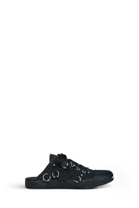 Paris with piercings black Mules - Black