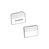 Cash Card Holder With Split - Silver & Light Black