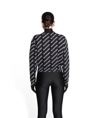 Mini Allover Logo Sweater - Black & White